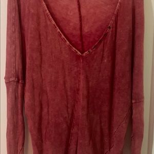 Free People Red Top Size XS